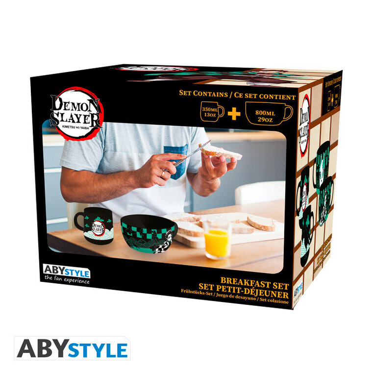 Demon Slayer Breakfast Set Mug + Bowl - ABYTAB125