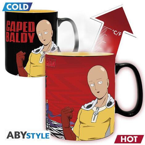 One Punch Man Mug Heat Change 460 ml Saitama & Garou - ABYMUGA044