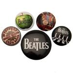 The Beatles (White) Badge Pack Set (Pack Of 5) - BP80476