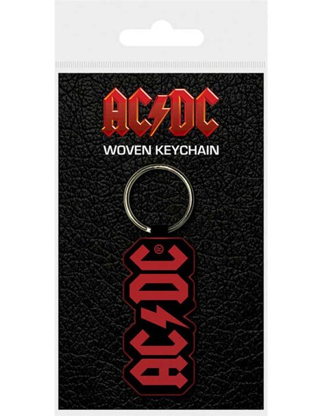 AC/DC Logo Woven Keychain - WK39206