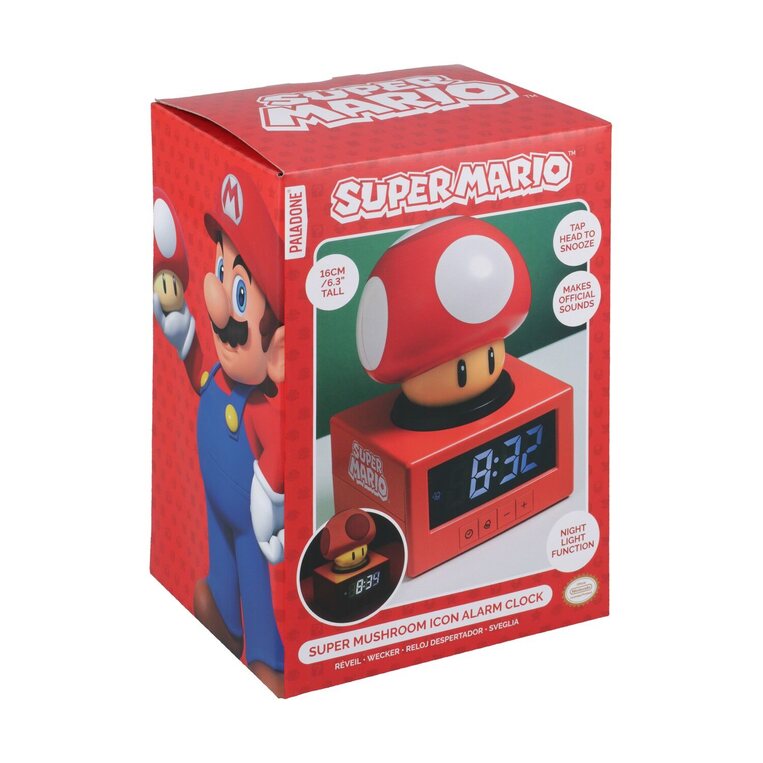 Super Mario - Super Mushroom Alarm Clock - PP13124NN