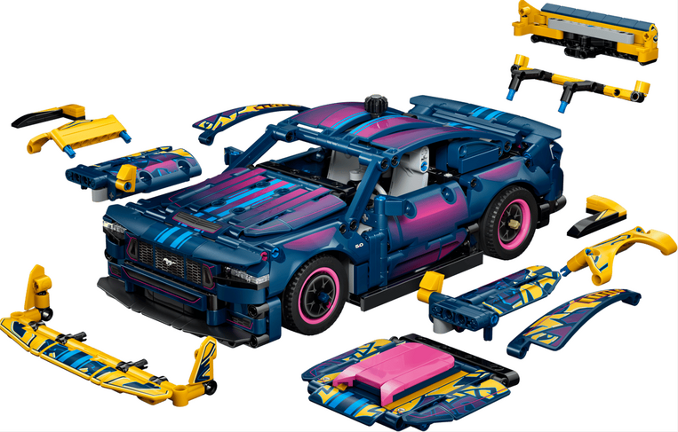 LEGO Custom Garage Ford Mustang GT Car - 42236