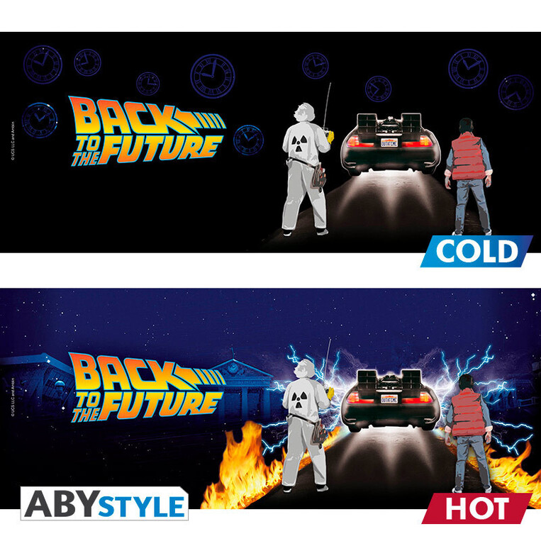 Back To The Future Mug Heat Change 460 ml Time Machine - ABYMUG875 