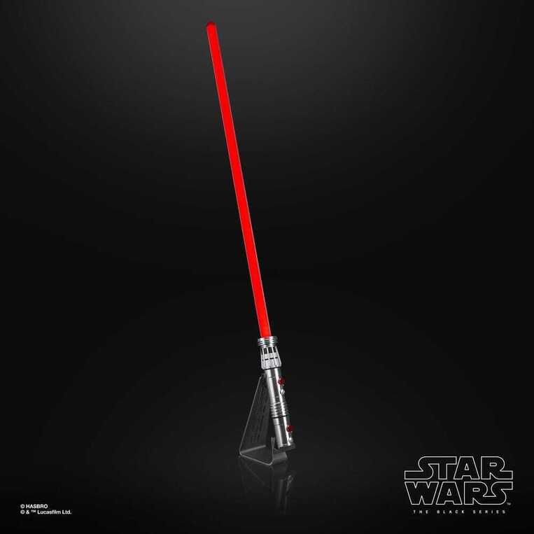 Star Wars: Maul - Shadow Lord Black Series Replica Force FX Elite Lightsaber Maul - G2551