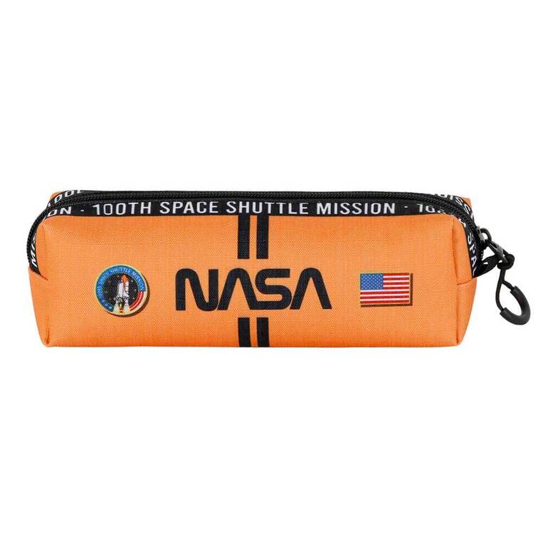 NASA Orange FAN 2.2 Square Pencil Case Lines - KMN06924