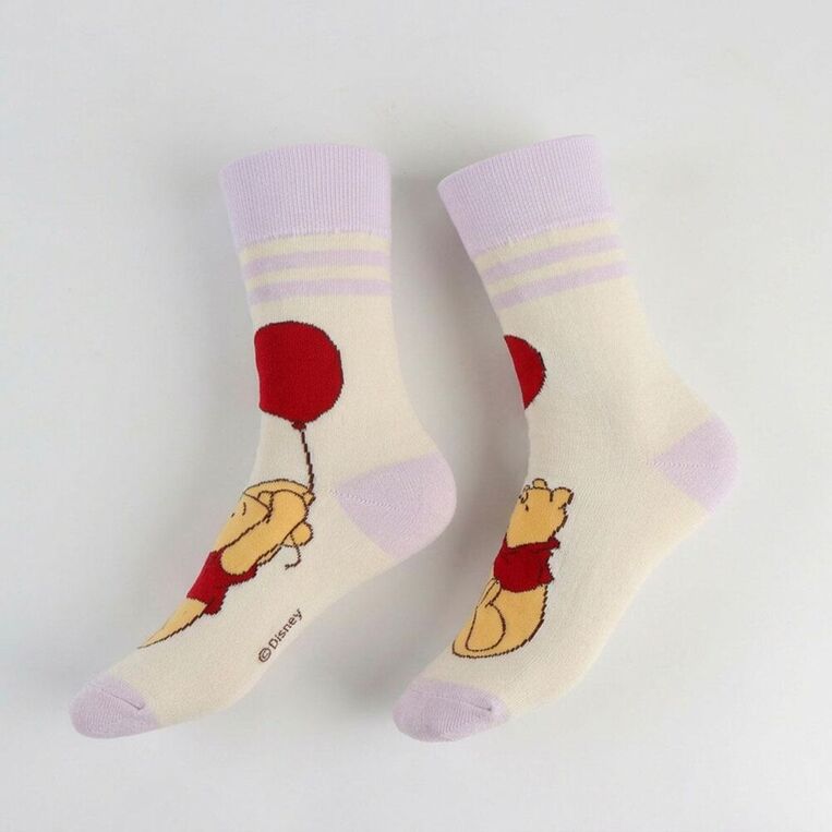 Disney Winnie the Pooh 3 Socks Set - CRD2900003826- 36-43