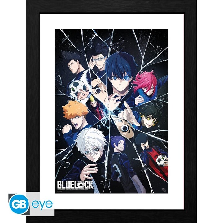 Blue Lock Wooden Framed Print "Prodigies" (30x40) - GBYDCO597