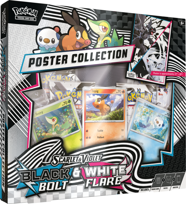 SV10.5 Black Bolt and White Flare - Unova Poster Collection - POK100401