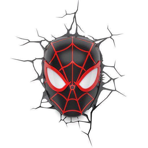 Marvel 3D LED Light Spider-Man Miles Morales Face 3D - 3DL89759
