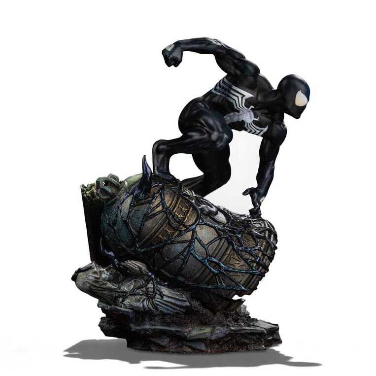 Marvel BDS Art Scale Statue 1/10 Spider-Man Black Costume 20 cm - IS33408