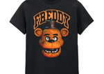 Five Nights At Freddy's 'Freddy' (Black) T-Shirt - FNF07371TSB