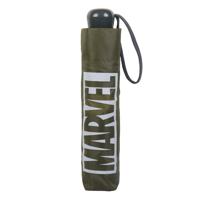 Marvel Logo Retractable Manual Green Umbrella - CRD2400000664