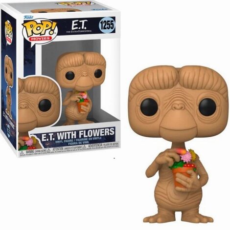 Funko Pop! Movies: E.T. - E.T. With Flowers #1255 Vinyl Figure