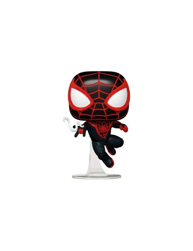 Funko Pop! Marvel Gamerverse: Spider-Man 2 - Miles Morales (Upgraded Suit) #970 Bobble-Head Vinyl Figure