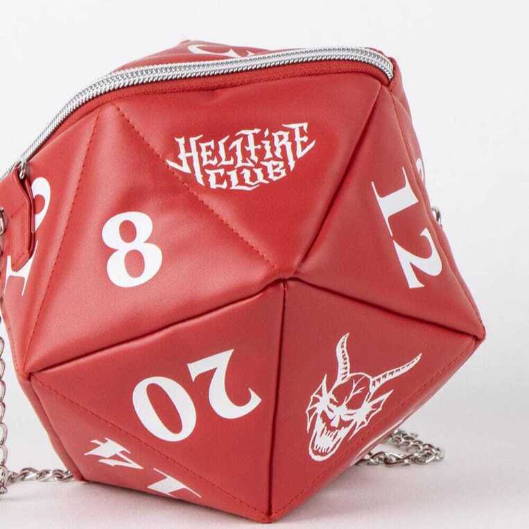 Stranger Things Faux Leather Handbag D&D Dice - CRD2100006332