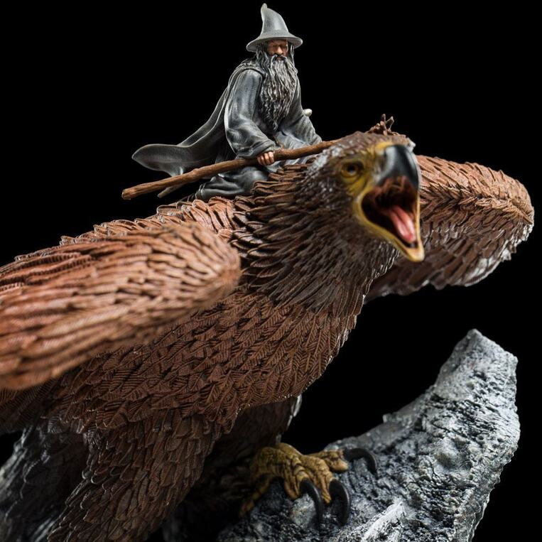 Lord of the Rings Statue Gandalf on Gwaihir 15 cm - WETA860102583