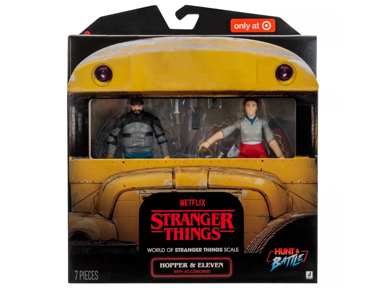 Stranger Things Eleven and Hopper 2-Pack 4-Inch - STRT0110