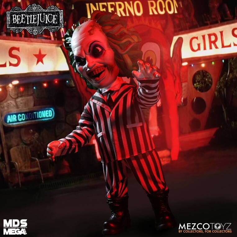 Beetlejuice MDS Mega Scale Talking Action Figure Beetlejuice 38 cm - MEZ90403