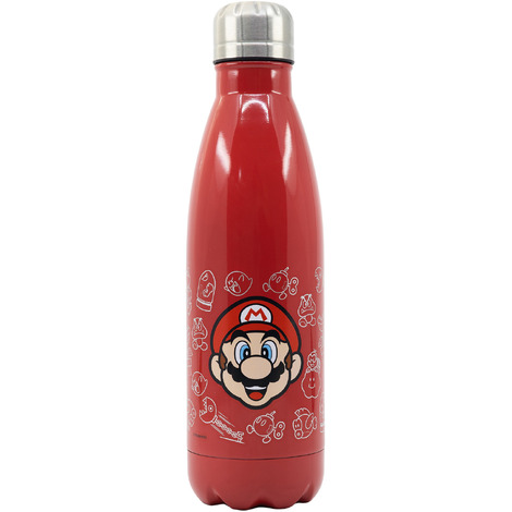 Super Mario-Stainless Steel Bottle (780ml) - STR03581