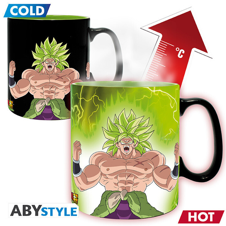 Dragon Ball Broly Mug Heat Change 460ml gogeta & broly - ABYMUGA441