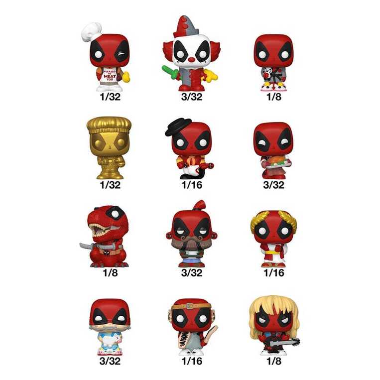 Funko Bitty POP! Marvel Deadpool - Figure (Τυχαίο Περιεχόμενο)