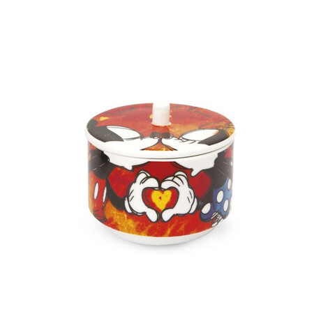 Disney Red Mickey Mouse Sugar Bowl - PWM41