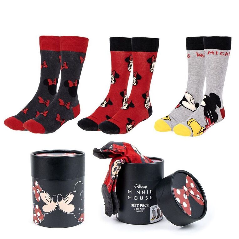 Disney Minnie Mouse Socks Pack 3 Pieces - CRD2900002550- 36/43