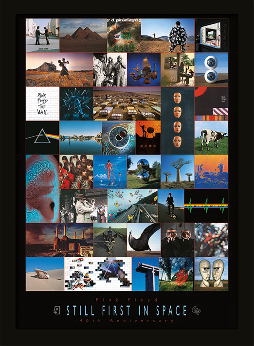 Pink Floyd (40th Anniversary) Wooden Framed 30 x 40cm Print - FP10343P