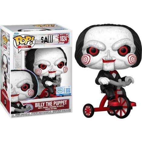 Funko POP! Plus: Saw - Billy The Puppet (on tricycle) #1824 (Exclusive) Figure