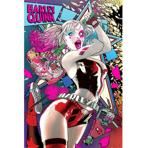 DC Comics (Harley Quinn Neon) 61 x 91.5cm Maxi Poster - PP34148