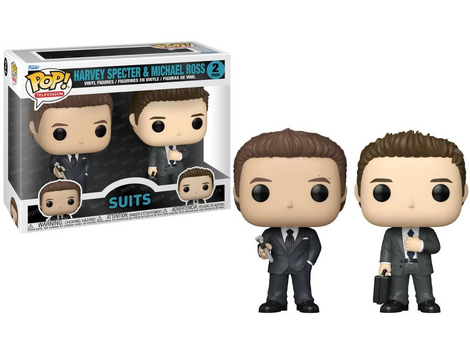Funko Pop! 2-Pack Television: Suits - Harvey Specter & Michael Ross Vinyl Figures