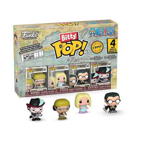 Funko Bitty POP! One Piece - Usopp & Chase Mystery 4-Pack Figures