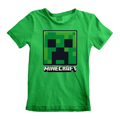 Minecraft Creeper Face Kids T-Shirt - MIN01419TKC