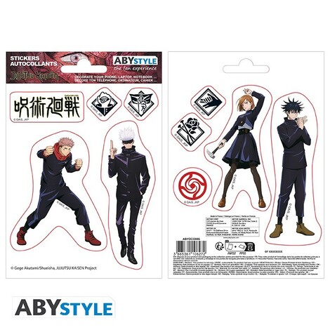 Jujutsu Kaisen Stickers - 16x11cm/ 2 Sheets Tokyo Jujutsu High - ABYDCO886
