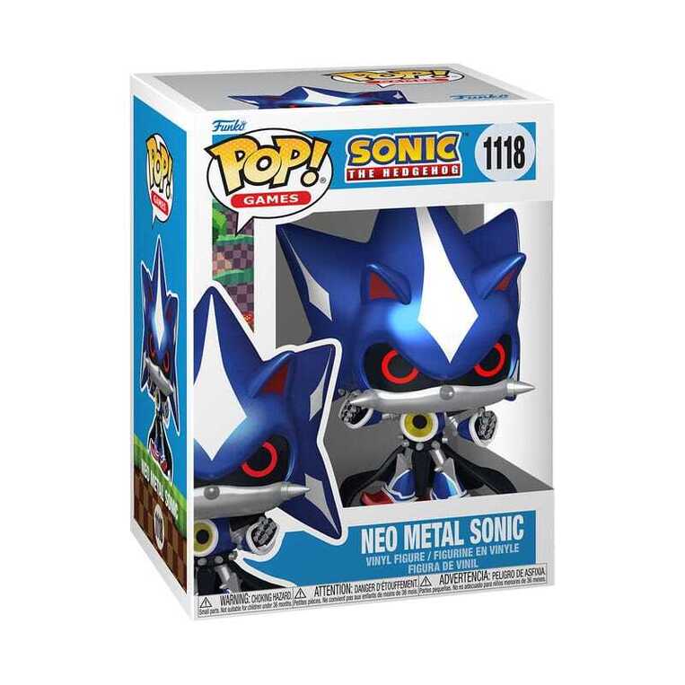 Funko Pop! Games: Sonic The Hedgehog - Neo Metal Sonic #1118 Vinyl Figure