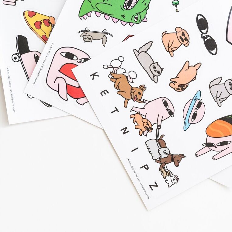 Ketnipz Reusable Sticker Set - GDGE035