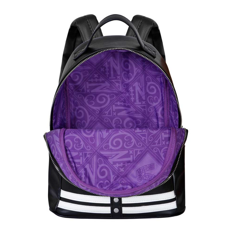 Wednesday Black Casual Backpack Wednesday Varsity Casual (Black) - KMN06144