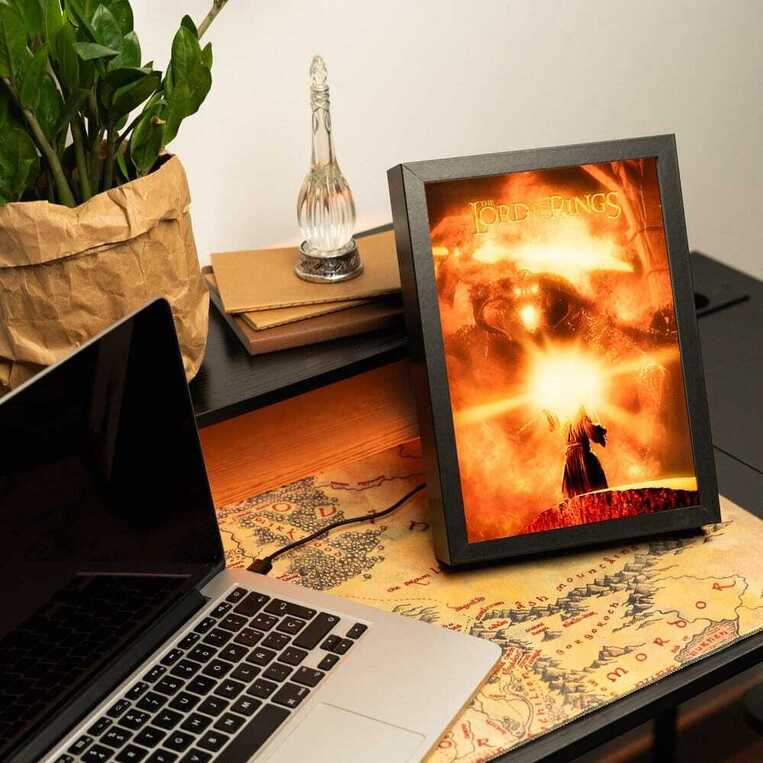 The Lord of the Rings Framed LED Panel 28 x 20 cm - NAZ250705