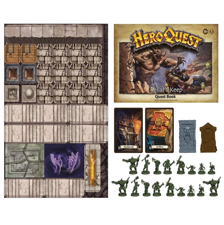 HeroQuest: Kellar's Keep Quest Pack Expansion - F4543