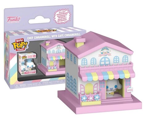 Funko Bitty POP! Town: Hello Kitty Sanrio - Cinnamoroll with Cafe Figure