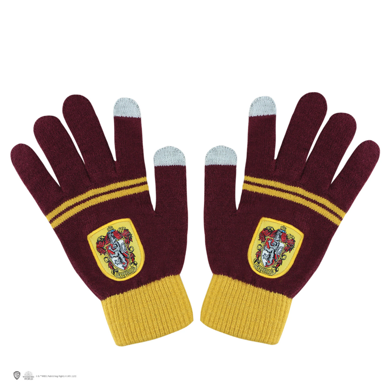 Harry Potter Gryffindor purple/gold Etouch Gloves - CR1401