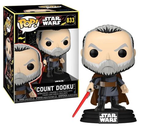 Funko POP! Star Wars - Count Dooku (Retro) #833 Figure 