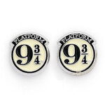 Harry Potter Silver Plated Earrings Set Platform 9 ¾, Hedwig Owl & Deathly Hallows - EWE0107