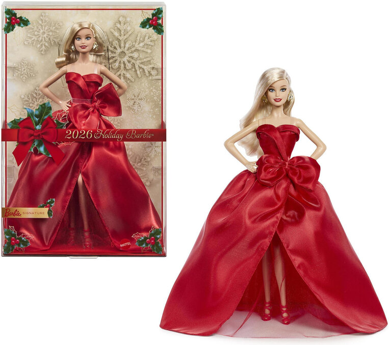 Barbie Signature Holiday Doll 2026 Blonde - JJX65