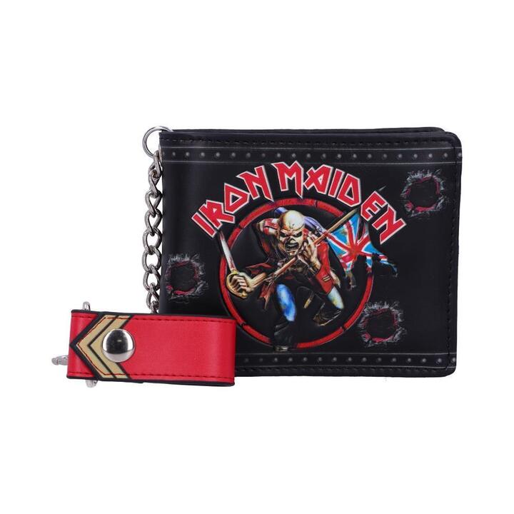Iron Maiden - Trooper Embossed Wallet With Chain - B5134RO