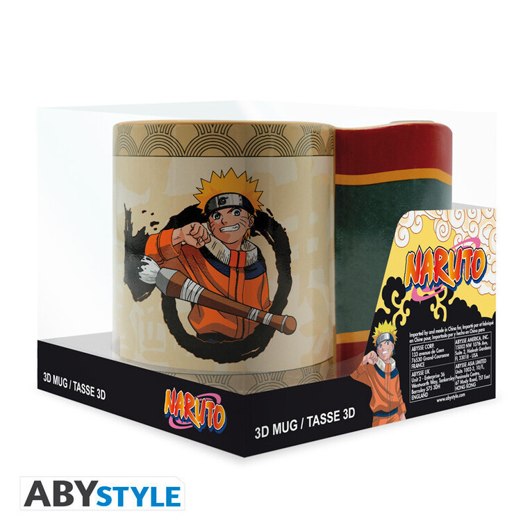 Naruto Mug 3d Handle Naruto Scroll - ABYMUGA611