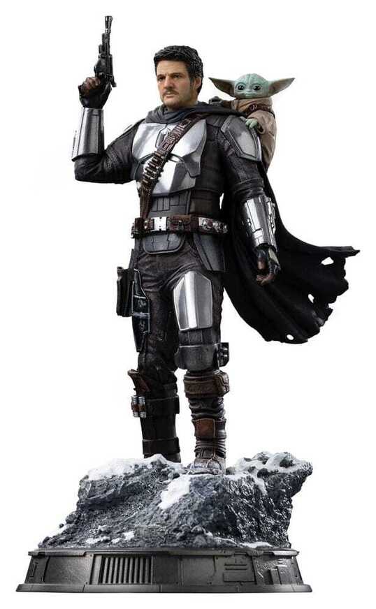 The Mandalorian & Grogu Art Scale Statue 1/10 The Mandalorian and Grogu 25 cm - IS33665