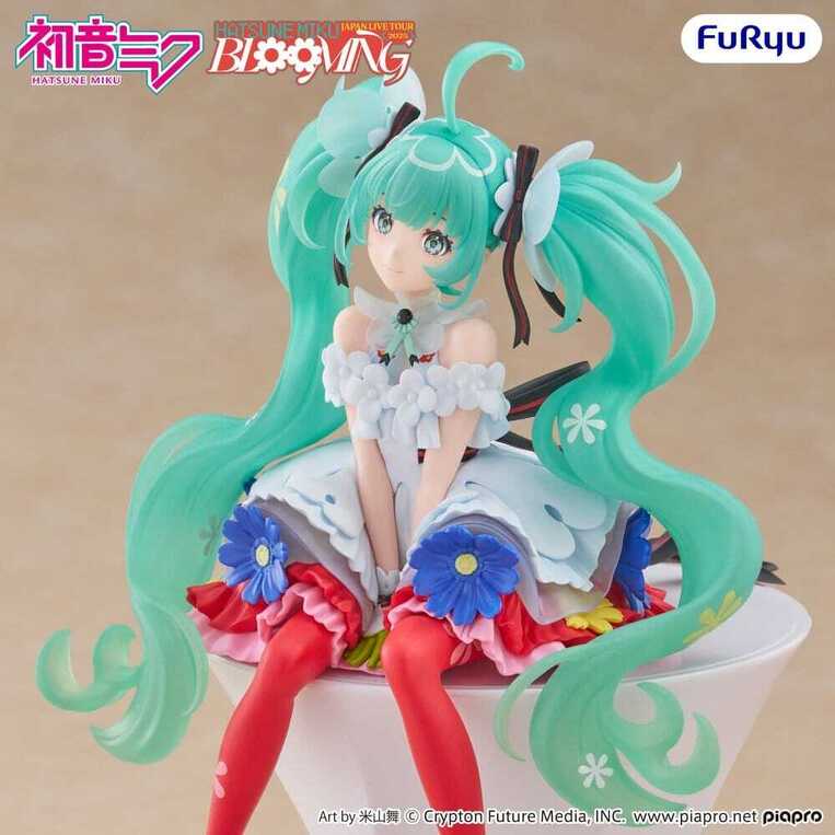Hatsune Miku Noodle Stopper PVC Statue Japan Live Tour 2025 Blooming 14 cm - FRYU51255