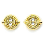 Harry Potter Time Turner Gold Plated Stud Earrings - EWES0100