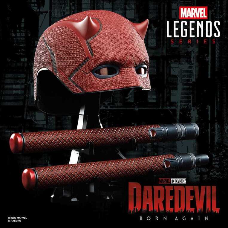 Marvel Daredevil: Born Again Premium Roleplay Mask and Billy Club - G1598